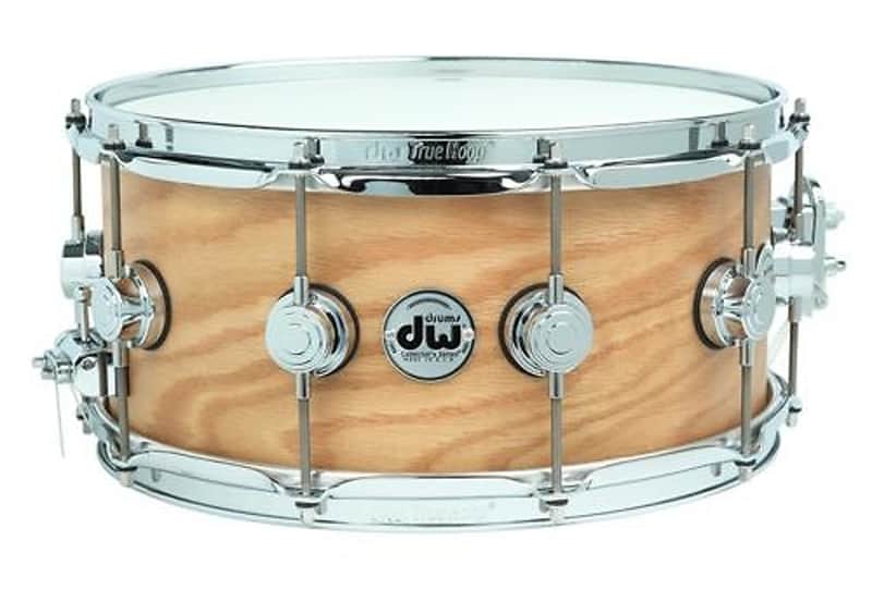 DW Collector's Series Natural Hard Satin over Oak Snare Drum 6.5"x14" image 1