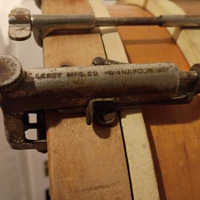 Leedy Rare early parallel strainder snare drum single tension 1910s Bild 14