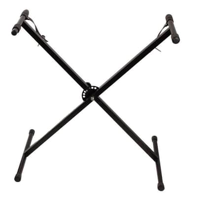 New Black Keyboard Piano "X" Stand Electric Organ Rack Metal For 61 76 Key