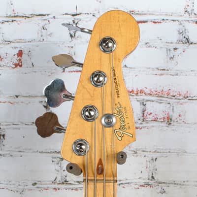 Parts Bass - P Style Electric Bass - Burgandy Fade - 83 Precision Bass Neck - w/HSC - x7839 - USED image 5