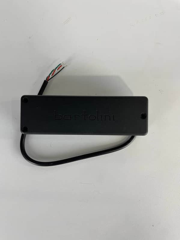 Bartolini MK4CBC-B 4-String Soapbar Bass Neck Pickup, Black image 1