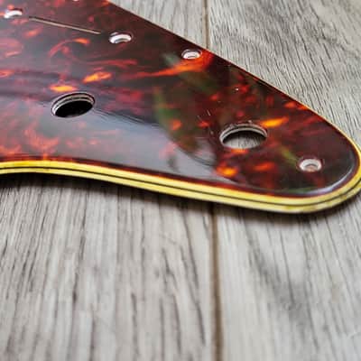 Handmade Stratocaster pickguard celluloid tortoise image 3