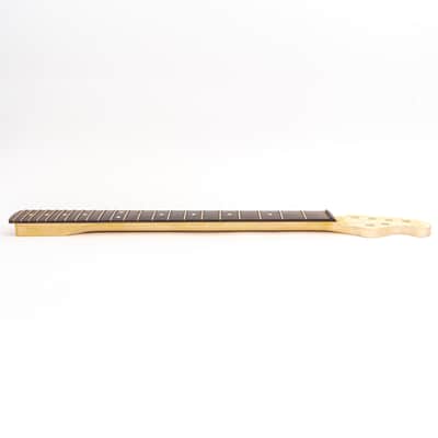 USA Custom Guitars Quartersawn Maple Neck w/ Dark Rosewood FB, Compound Radius, 4+2 Doweled Tuner Holes image 3