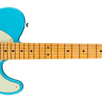 American Professional II Telecaster tastiera in acero Miami Blue image 1