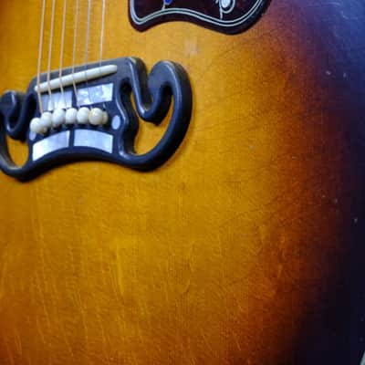 Gibson Custom Pre-War SJ-200 Rosewood - Light Aged Faded Vintage Sunburst image 9