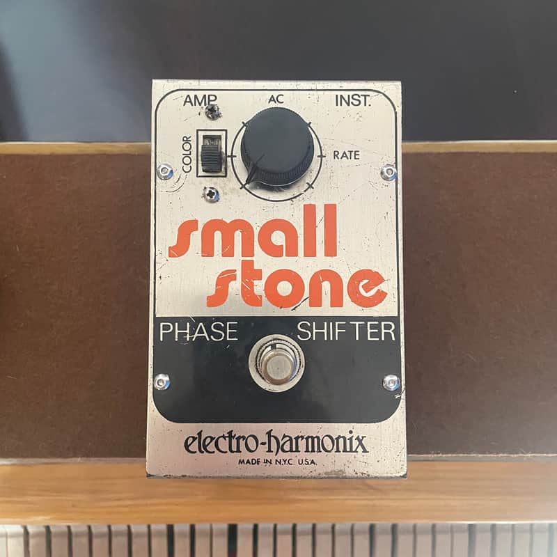 Electro-Harmonix Small Stone Phase Shifter V2 1978 - 1979 - Black/Orange image 1