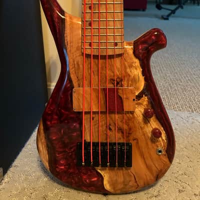 Martinson Nessie 2023 - Gloss wood/polymer top with satin body and bolt-on neck image 7