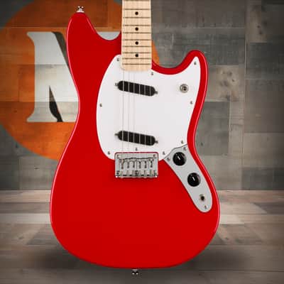 Squier Squier Sonic Mustang - Maple Fingerboard - White Pickguard - Torino Red image 1