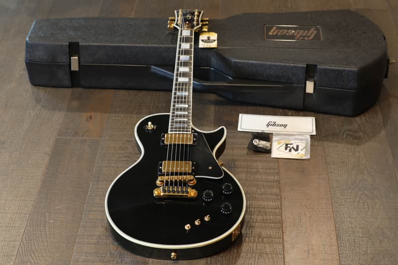 Case Queen! 1981 Gibson Les Paul Custom Artist Electric Guitar Black Ebony + OHSC image 1