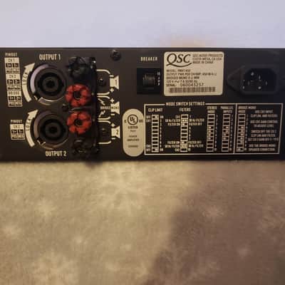 QSC RMX1450 1400-Watt Power Amplifier - Black image 4