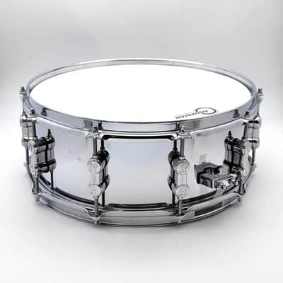 Used Sonor AQ2 Steel Snare Drum 14x5.5 - Good image 3