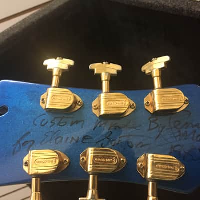 Mosrite Owned By Elaine Garton 1985's Blue One Of kind! Made By Semie Moseley Himself! image 5