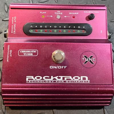 Rocktron X-Tune Chromatic Tuner Guitar Tuning Pedal 2010s - Red image 2