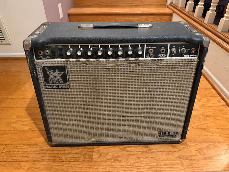 Music Man 112 Sixty-Five 2-Channel 65-Watt 1x12" Guitar Combo 1974 - 1979 - Black image 1