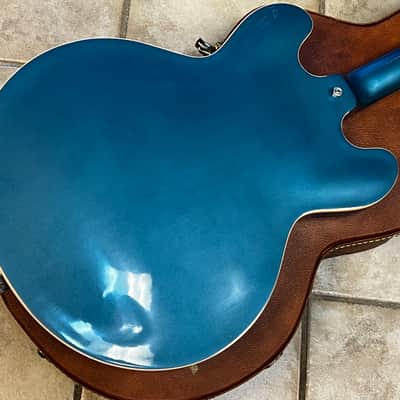 Gibson ES-335 Electric Guitar w Bigsby Pelham Blue w case image 7
