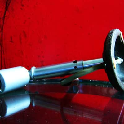 Vintage 1960's Altec 660A dynamic microphone "Salt Shaker" w period stand & cable Hi Z 632C 633A image 16