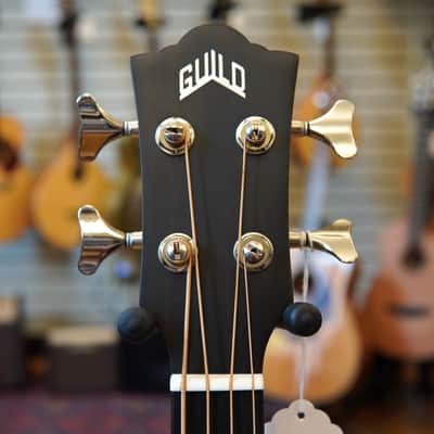 Guild Jumbo Junior Bass Westerly Collection Sitka/Maple Acoustic-Electric Short Scale Bass image 7