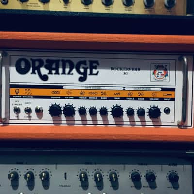 Orange Rockerverb 100 Head MK I + son fly image 1