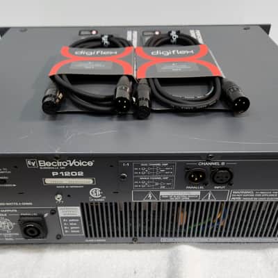 Electro Voice P1202 Power Amplifier + 2 x M115 Module In good condition Made in Germany image 12