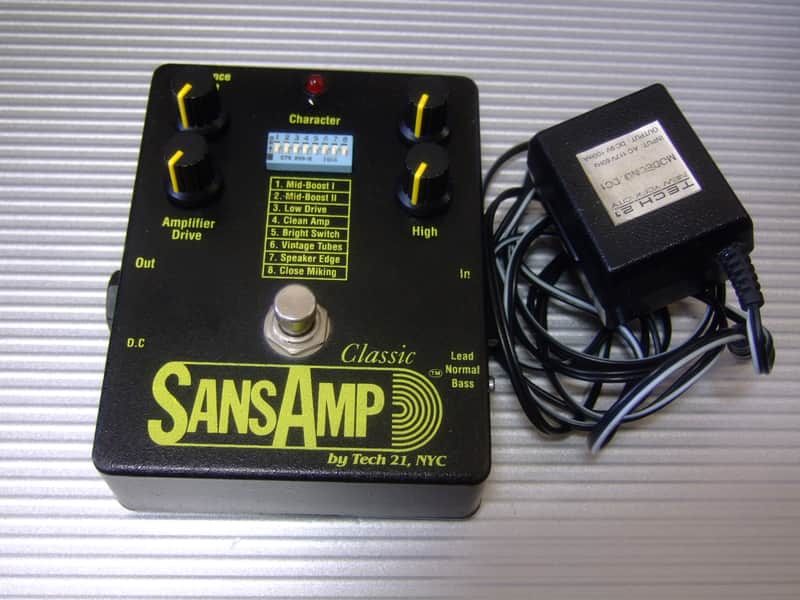 1990s Tech 21 SansAmp Classic & 117V PSU image 1