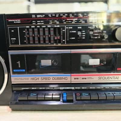 Fisher PH-W702K Rare Vintage Cassete Deck Boombox Japan Warranty Never Used 1988 image 3