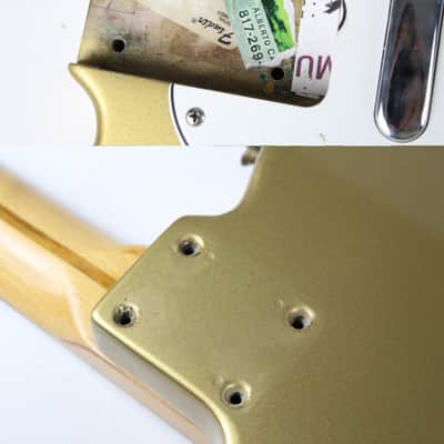 1978-1981 Extremely RARE Fender Telecaster Aztec GOLD in Original Case Vintage 1970's Tele Guitar image 24