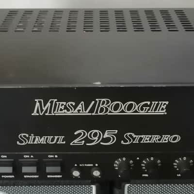 Mesa Boogie 295 Stereo Simul-Class 2-Channel 95-Watt Power Amplifier 1985 - 1992 - Black image 2