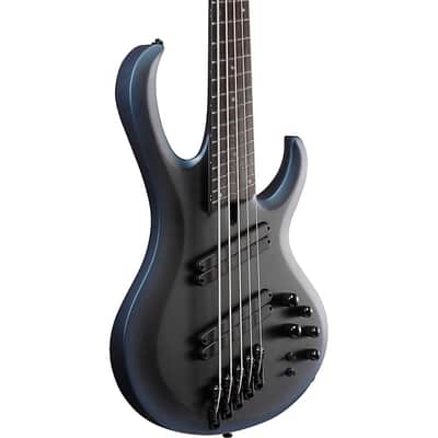 Ibanez Bass Workshop BTB605MS 5-String Electric Bass Guitar - Regular Midnight Arctic Ocean Matte image 5