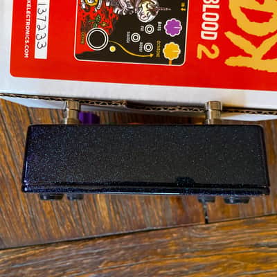 KHDK Electronics Unicorn Blood II Limited Edition Octave Fuzz 2020 - Space Sparkle Dark Matter Graphic image 8