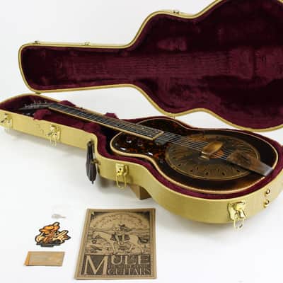 2023 Mule Resophonic Mavis Custom Order w Original Case, Paperwork Resonator Electric Guitar image 2