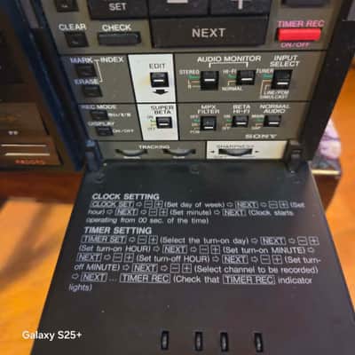 Sony Hf-750 Betamax image 5