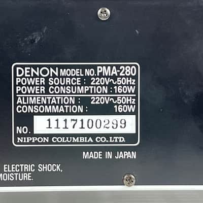 Denon PMA-280 - Stereo Amplifier - Recapped image 11