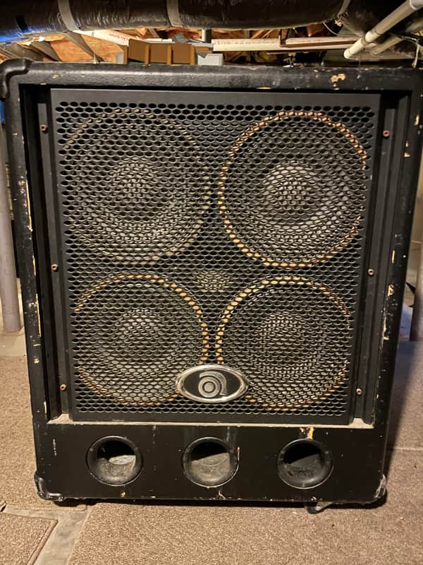 Ampeg PR-410HLF 1200-Watt 4x10" Bass Cabinet 2000s - Black image 1