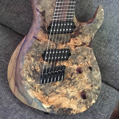 Kiesel Carvin Aries AM7 Multiscale New! 2016 Buckeye Burl image 2