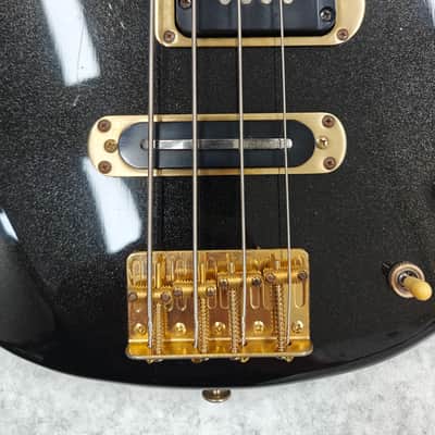 1990 Yamaha BB3000 MIJ vintage precision jazz pj bass guitar black image 4