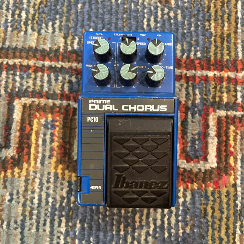 Ibanez PC10 Prime Dual Chorus 1980s - Blue image 1
