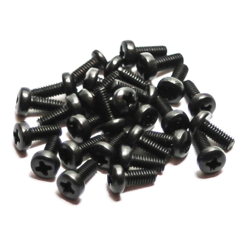 3mm x 7mm Black Phillips Module Screws - 100 Screws image 1