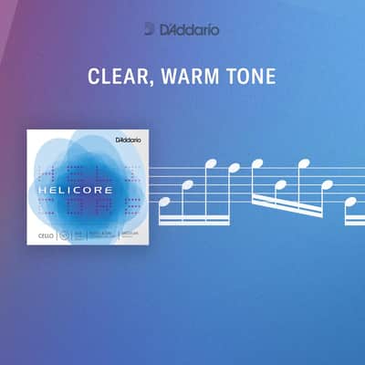 D'Addario Helicore Viola String Set, Medium Scale, Medium Tension image 4