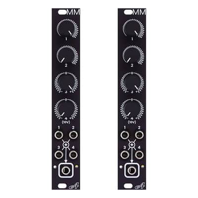 AtoV Project MMx2 Eurorack Mixer Utility Module (Black) image 5