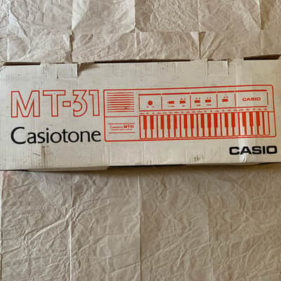 Casio MT-31 Casiotone MT31 37-Key Semi Analog Keyboard MIJ 1980's White RARE MINT in orignal box with Users Manual booklet image 21