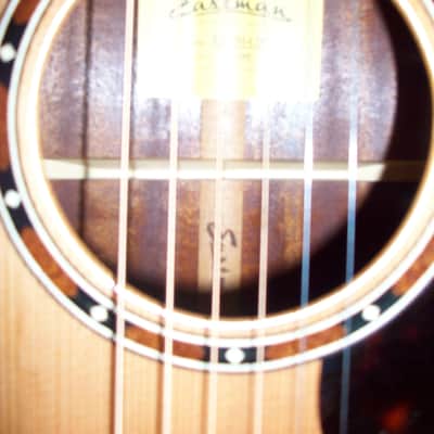 Eastman  E2OM-CD All Solid Wood Natural Satin image 7