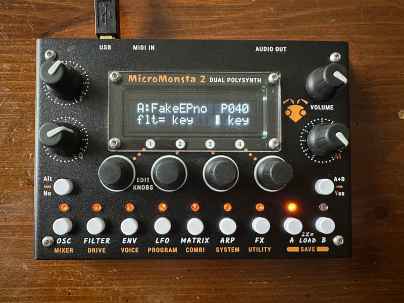 Audiothingies MicroMonsta 2 2022-Present Black imagen 1