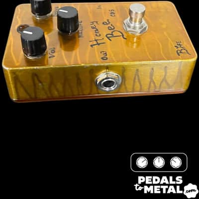BJFE Honey Bee Overdrive (3-Knob) 2000 - 2018 - Gold X14803 image 4