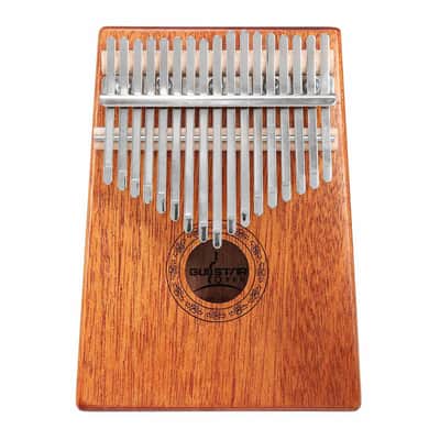 17 Keys Kalimba Thumb Piano High-Quality Wood Mahogany Body Musical Instrument Bundle Starter Kit image 3
