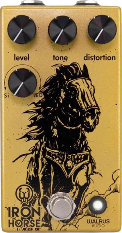 Walrus Audio Iron Horse V3 Distortion Effects Pedal image 1