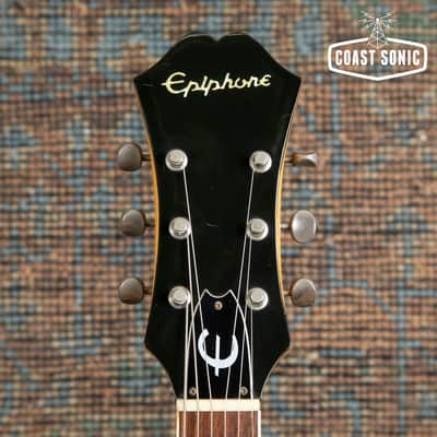 1990 Epiphone Casino Natural Pre-Elitist made in Japan w/ Bigsby image 11