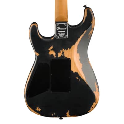 Charvel Pro-Mod Relic San Dimas Style 1 HH FR - Weatherd Black image 7