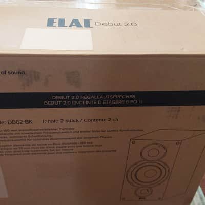 ELAC Debut 2.0 B6.2 Bookshelf Speakers, Black (Pair) image 8