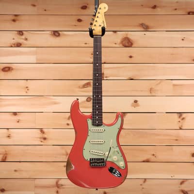 Fender Custom Shop Limited 1960 Stratocaster Relic - Faded/Aged Tahitian Coral-CZ576499 image 4