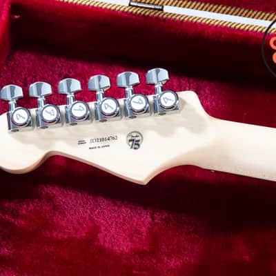 2021 Fender Japan MIJ Modern Stratocaster HH Deep Ocean Metallic w/ Tweed Case image 8